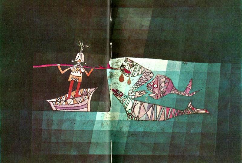 stridsscen i den fantastiska komiska operan, Paul Klee